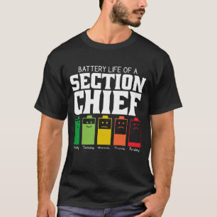 Camiseta Duración De La Batería De Un Jefe De Sección