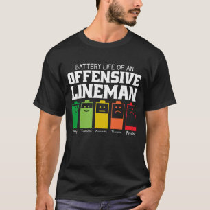 Camiseta Duración De La Batería De Un Líder Ofensivo