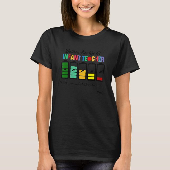 Camiseta Duración de la batería de un MIC de profesores de  (Anverso)
