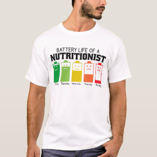 Camiseta Duración De La Batería De Un Nutricionista