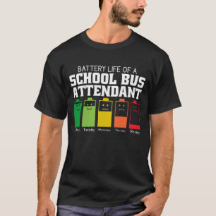 Camiseta Duración De La Batería De Un Operador De Autobús E