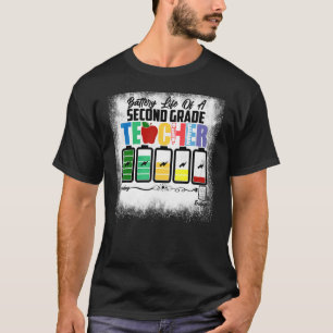 Camiseta Duración De La Batería De Un Segundo Grado De Maes