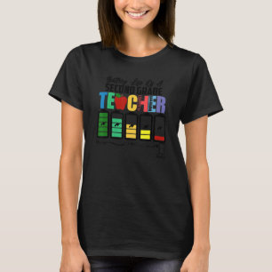 Camiseta Duración De La Batería De Un Segundo Grado De Maes