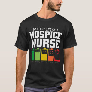 Camiseta Duración De La Batería De Una Enfermera De Un Hosp