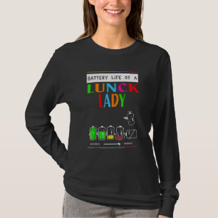 Camiseta Duración De La Batería De Una Lechadora De Lunes A