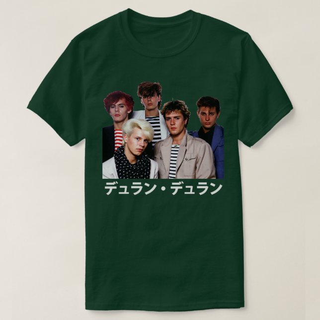 Camiseta Duran duran japonés (Diseño del anverso)