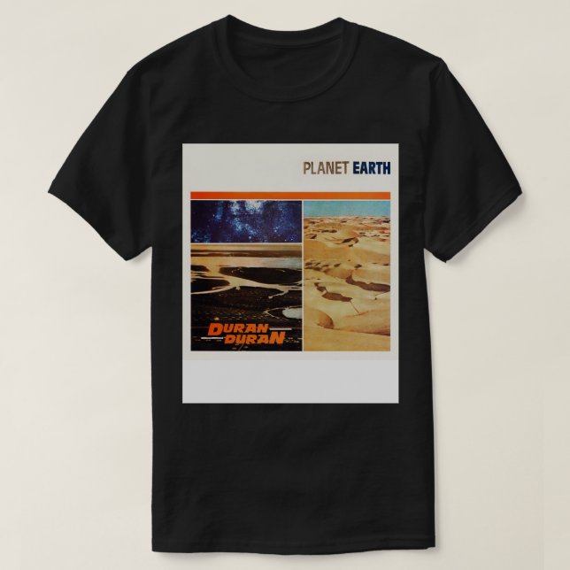 Camiseta Duran Planeta Tierra (Diseño del anverso)