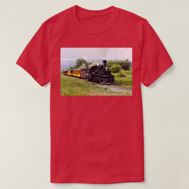 Camiseta Durango Y El Ingeniero De Silverton Verifican La P (Diseño del anverso)