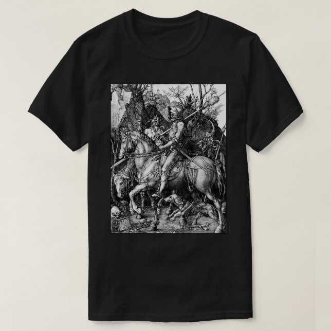 Camiseta DURER The Knight Death and the Devil Albrecht Dure (Diseño del anverso)