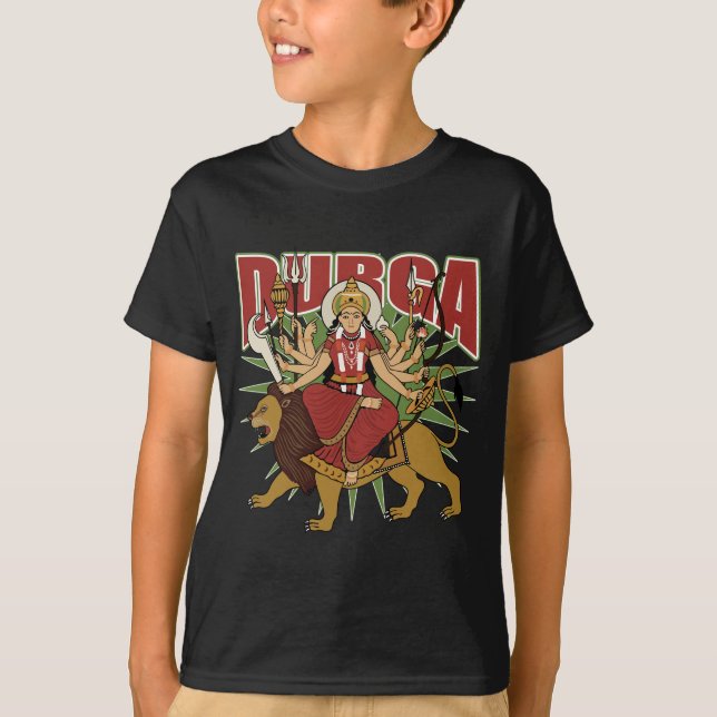 Camiseta Durga hindú (Anverso)