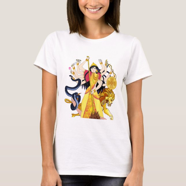 Camiseta Durga Maa La Diosa (Anverso)