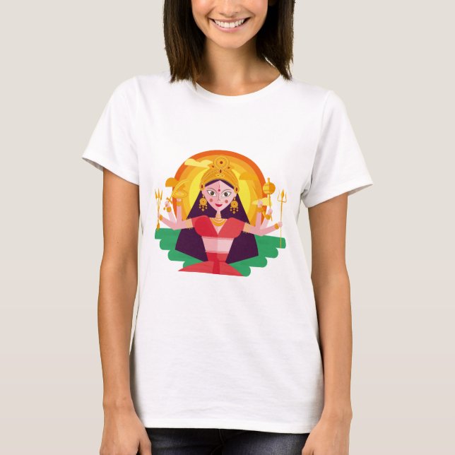 Camiseta durga-puja-navaratri (Anverso)