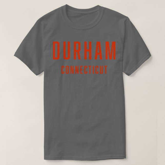 Camiseta Durham Connecticut TShirt (Diseño del anverso)