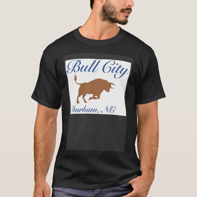 Camiseta Durham North Carolina Bull City Souvenir (Anverso)