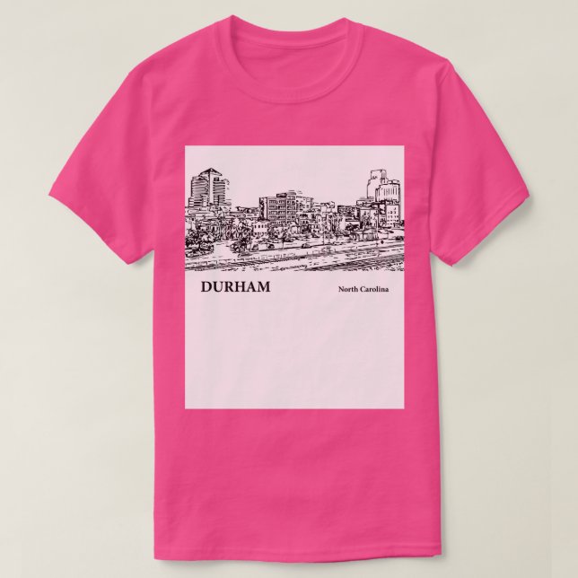 Camiseta Durham North olina 3 (Diseño del anverso)