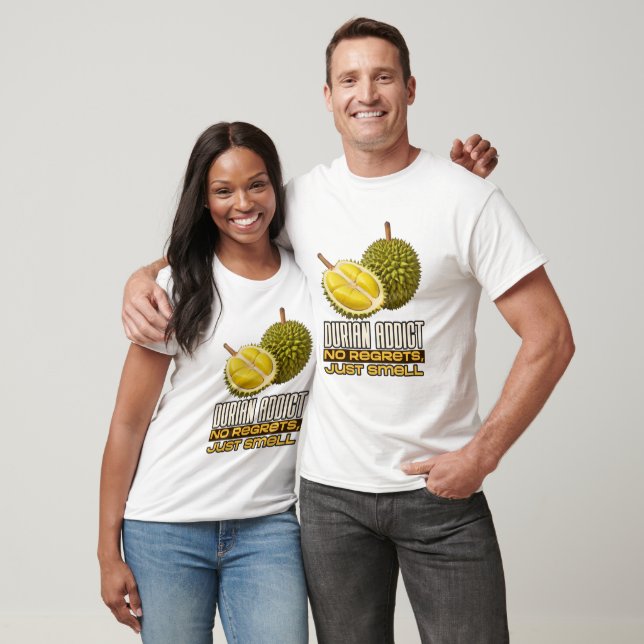 Camiseta Durian Addict: Sin arrepentimientos, solo olfato (Unisexo)