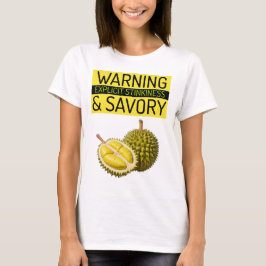 Camiseta Durian: Aviso: Apestura y salvación explícitas