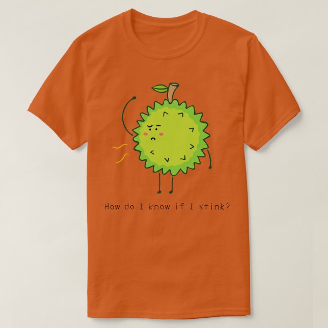Camiseta Durian gracioso (Diseño del anverso)