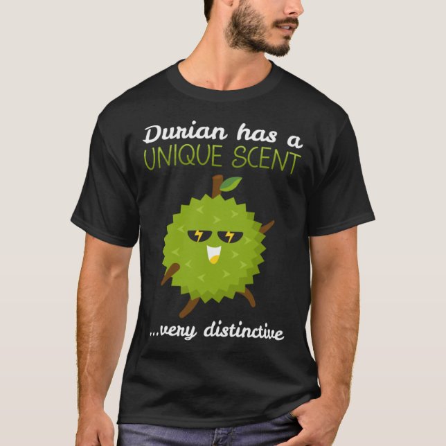Camiseta Durian Has A Unique Scent Tropical Fruit Durian (Anverso)