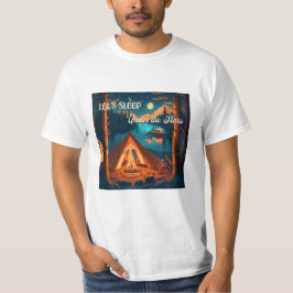 Camiseta Durmamos Bajo las Estrellas | Arte de Camping