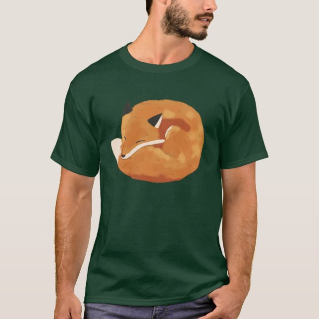 Camiseta Durmiendo de manera divertida (Anverso)