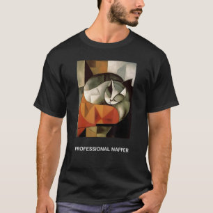 Camiseta Durmiente Profesional   Ca para Gato PapáMamá