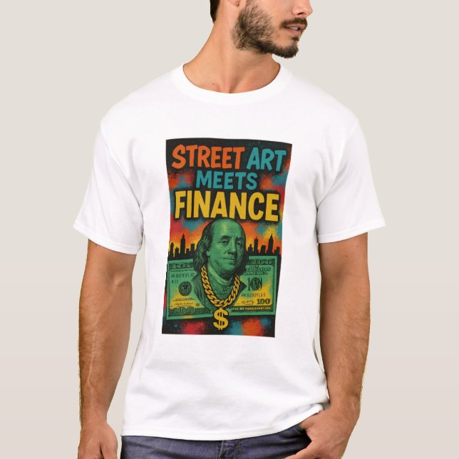 Camiseta Duro alboroto: Vibes de dinero en la calle (Anverso)