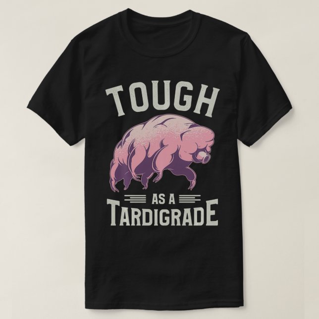 Camiseta Duro Como Microbiólogo De Microbiología Tardigrado (Diseño del anverso)