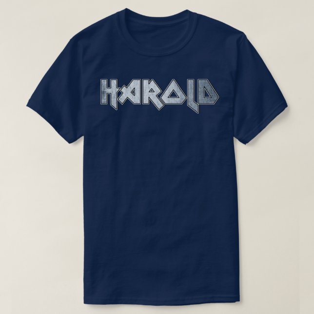 Camiseta Duro Harold metalizado (Diseño del anverso)
