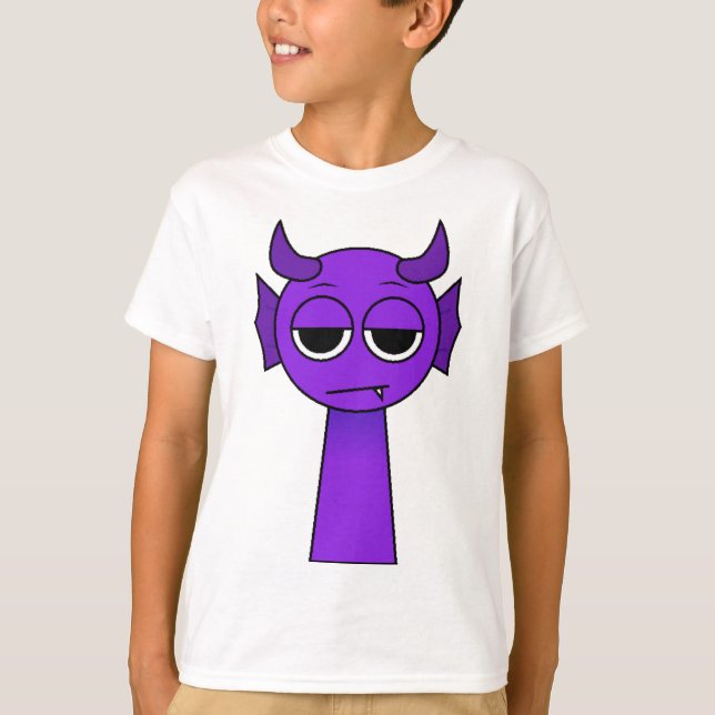 Camiseta Durple de Sprunki (Anverso)