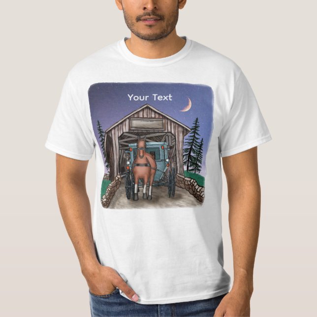 Camiseta Dusk Covered Bridge  (Anverso)