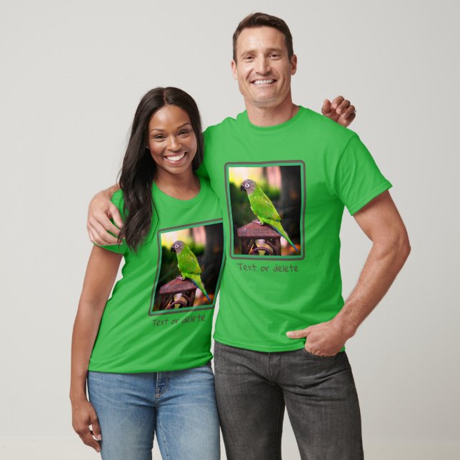 Camiseta Dusky Heed Conure Parrot Personalizado (Unisexo)