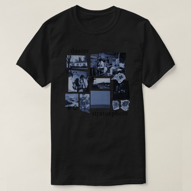 Camiseta Duster Stratosphere Navy Collage azul clásico T-Sh (Diseño del anverso)