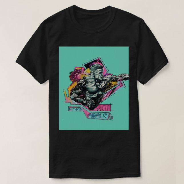 Camiseta Dustin Poirier &quot;The Diamond&quot; Hard Work P (Diseño del anverso)