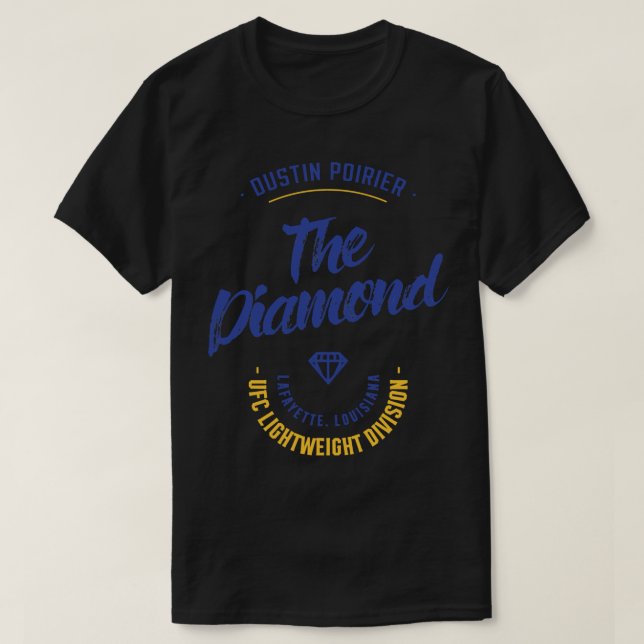 Camiseta Dustin    PoirierTypography Badge 2 Classic T Shir (Diseño del anverso)