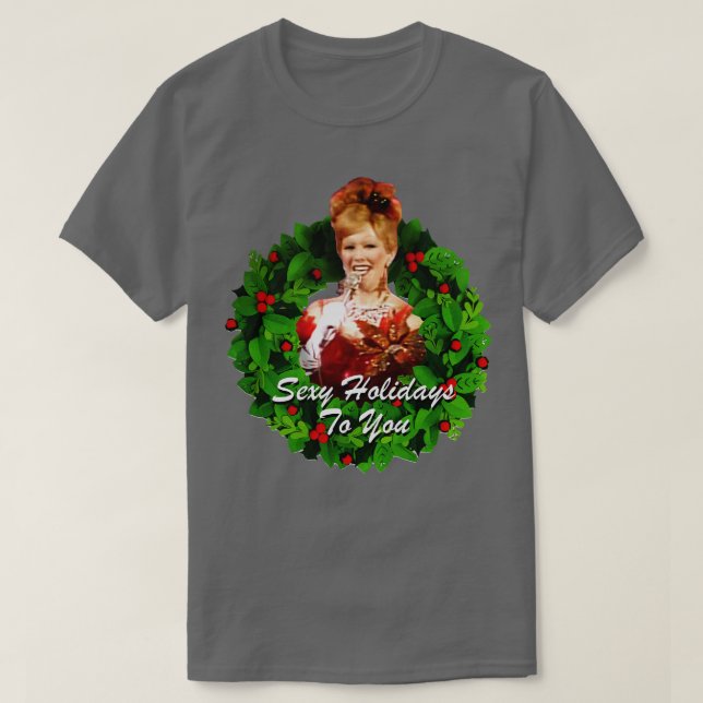 Camiseta Dusty Towne Sexy Holiday Especial SCTV (Diseño del anverso)