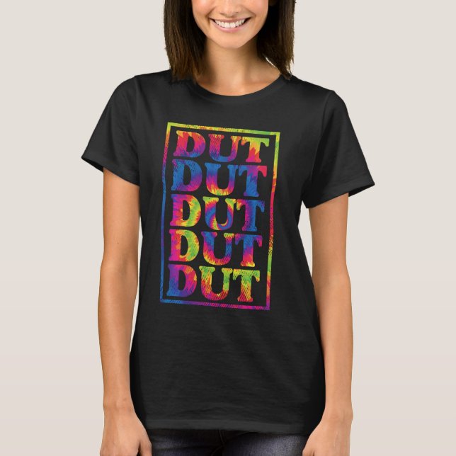 Camiseta Dut Dut Dut Dut Marcha Banda Drum Beat Drummer Ti (Anverso)