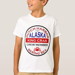 Camiseta Dutch Harbor Alaskan King Crab Crew Member