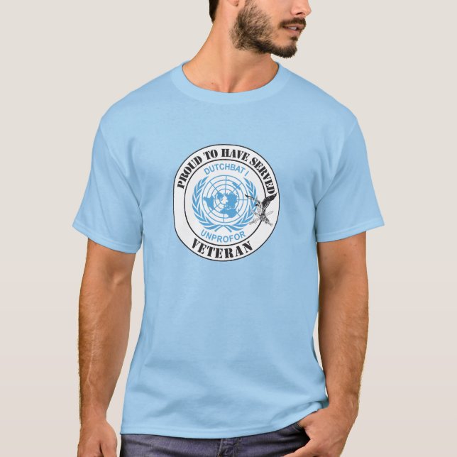 Camiseta Dutchbat 1 UNPROFOR Veteraan (Anverso)