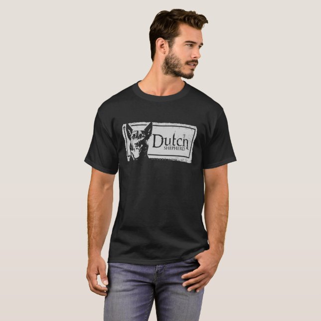 Camiseta Dutchie - pastor holandés (Anverso completo)