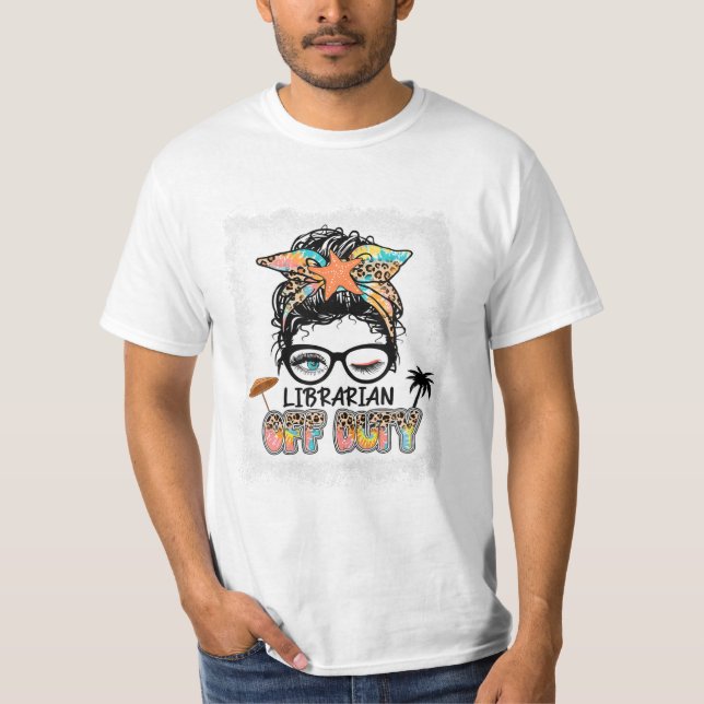 Camiseta Duty Messy Bun Vacation (Anverso)