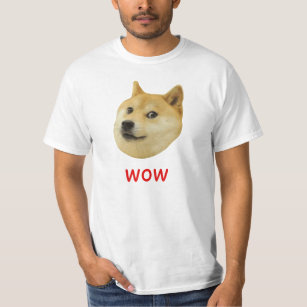 Camiseta Dux mismo wow mucho perro tal Shiba Shibe Inu
