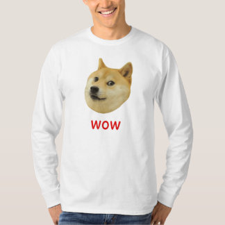 Camiseta Dux mismo wow mucho perro tal Shiba Shibe Inu