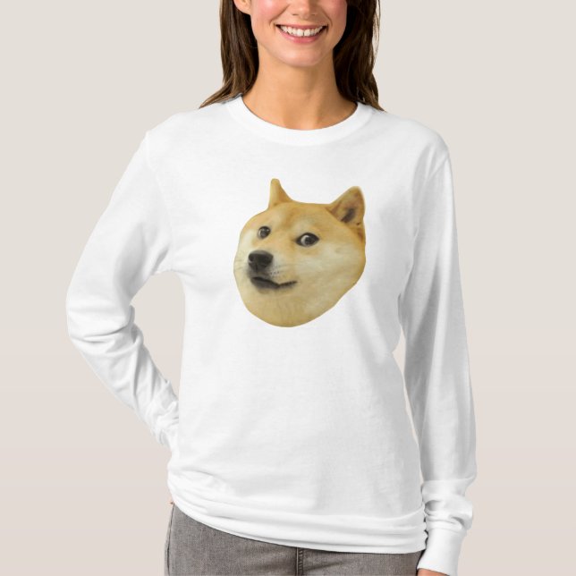 Camiseta Dux mismo wow mucho perro tal Shiba Shibe Inu (Anverso)