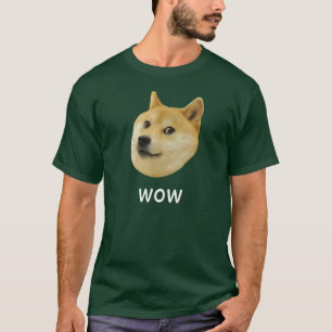 Camiseta Dux mismo wow mucho perro tal Shiba Shibe Inu