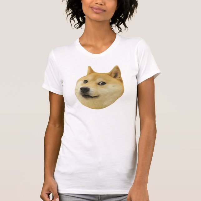 Camiseta Dux mismo wow mucho perro tal Shiba Shibe Inu (Anverso)
