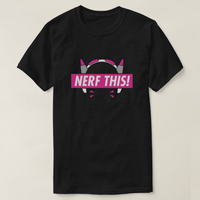 Camiseta DVa Nerf this Voice line design (Diseño del anverso)