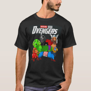 Camiseta Dvengers T Shirt Divertido Perro Dachshund Regalo