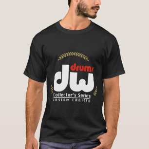 Camiseta DW teclea las series S negro hecho a mano