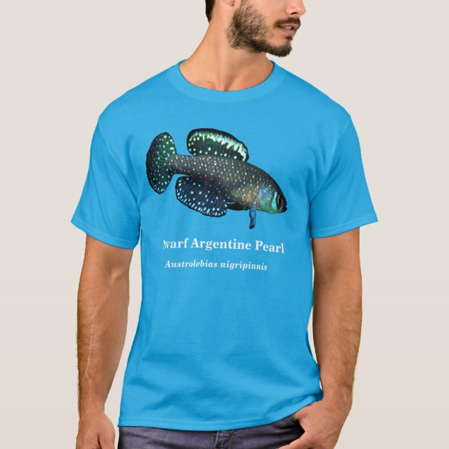 Camiseta Dwarf Argentine Pearl Fish (Anverso)